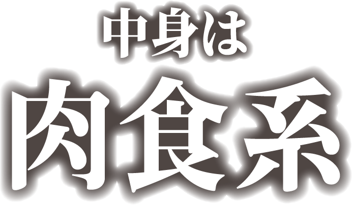 中身は肉食系